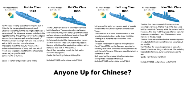 Take Away these Chinese Vessels